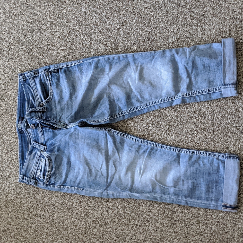 Silver Suki denim Capri 30/22.5